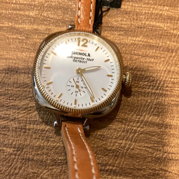 Shinola Accessories Nwt Vintage Shinola Detroit Leather Band Watch